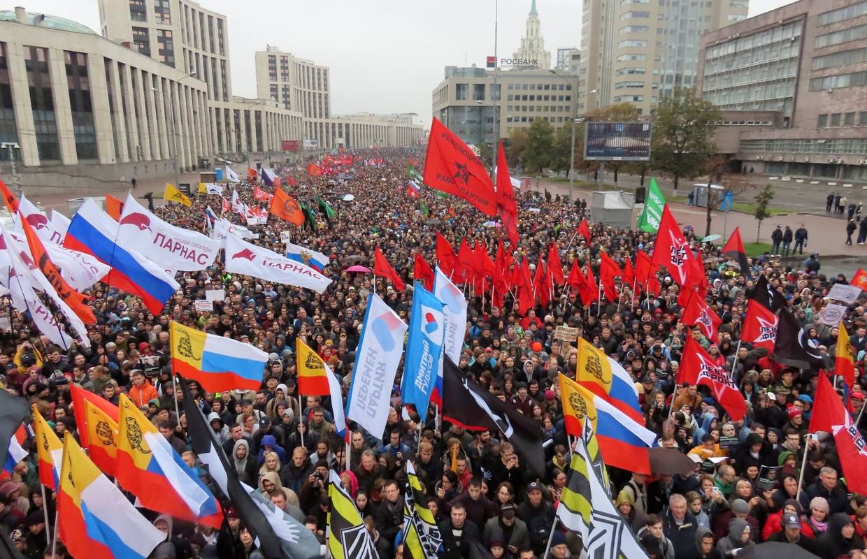 Moskva: Čak 20.000 ljudi traži oslobađanje prosvjednika