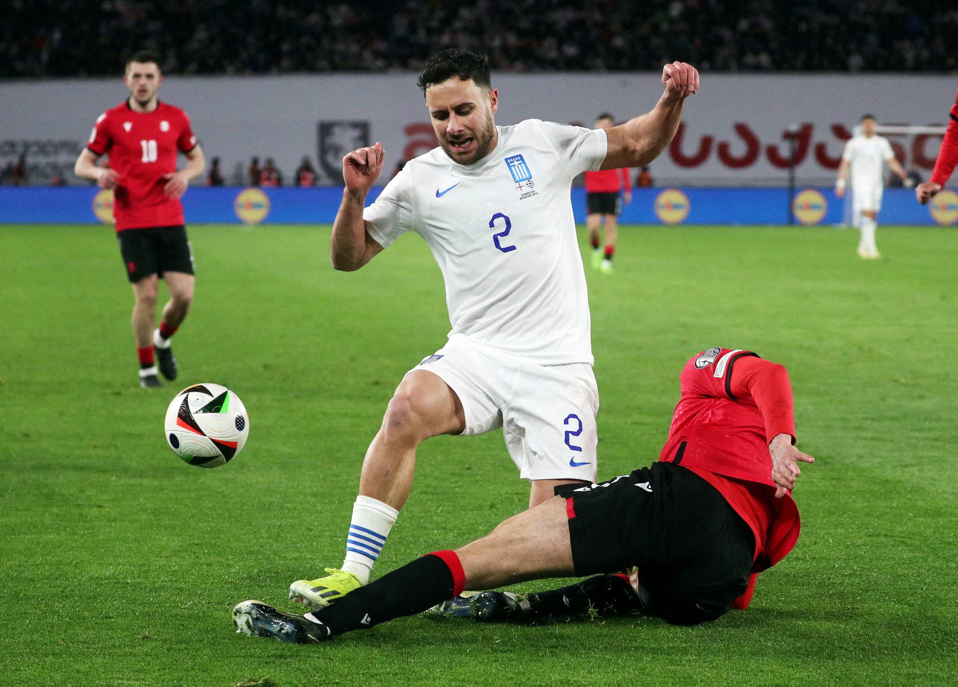 FILE PHOTO: Euro 2024 Qualifier - Play-off - Georgia v Greece