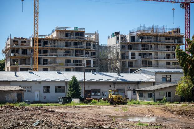 Zagreb: Gradilište i zgrada Projekt Avenue V, 