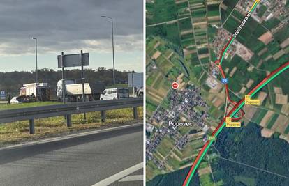 Zapalio se auto na silasku s autoceste kraj Zagreba, vozaču u gašenju pomogle 'Kobre'