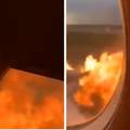 Panika i strah putnika: Objavili video iz gorućeg aviona smrti