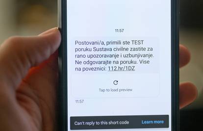 Nema uzbune: Opet se testira novi sustav, evo tko će i kada dobiti probni SMS od službe 112