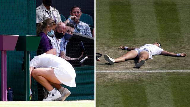 VIDEO Povratila na meč-lopti pa izbacila osvajačicu Wimbledona