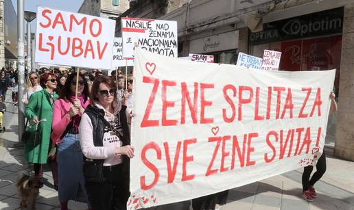 FOTO Deveti Marš za prava žena u Splitu: 'Računajte na otpor'