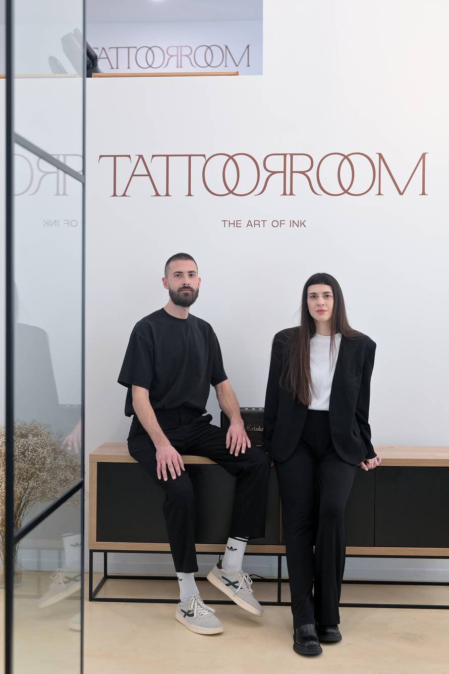 Zagreb: Ivan i Matea Leš, vlasnici zagrebačkog tattoo studija Tattoorroom