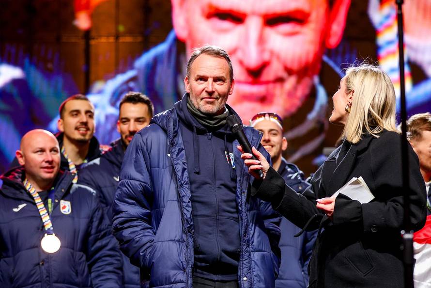 Zagreb: Svečani doček rukometnih reprezentativaca nakon osvojene bronce na Europskom prvenstvu