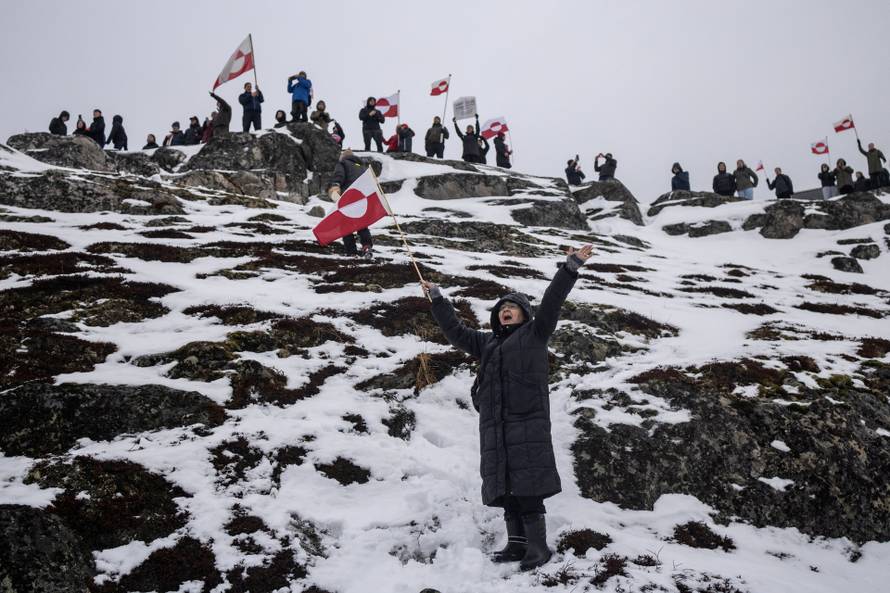 Protesters rally in Greenland against Trump annexation threat