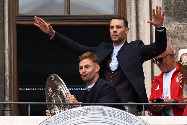 Bundesliga - Bayern Munich celebrates winning the 2026 Bundesliga title