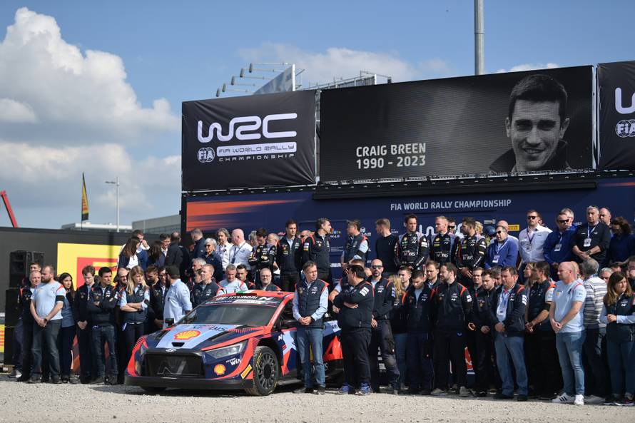 Zagreb: Minutom šutnje članovi WRC obitelji odali su počast Craig Breenu