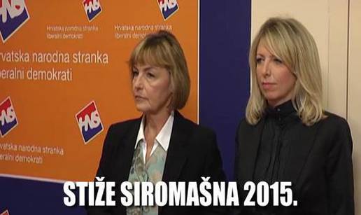 Vesna Pusić najavila: 'U 2015. slijede rezovi u javnom sektoru'