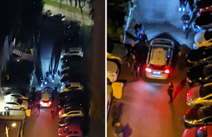 FOTO Noćna drama u Zagrebu: 'Policija je jurila za njim, a on je uletio u kuću. Okružili su ulicu!'