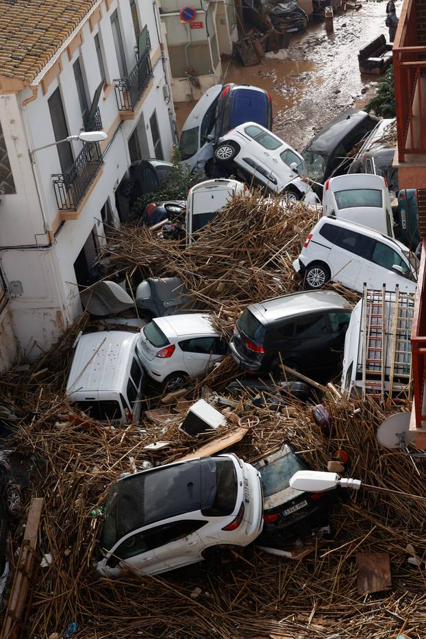 Aftermath of floods in Paiporta