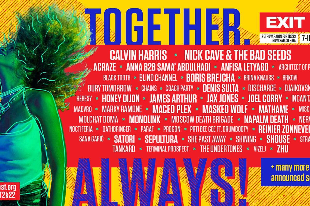 DJ i producent Calvin Harris uz još više od 60 novih izvođača na EXIT festivalu!