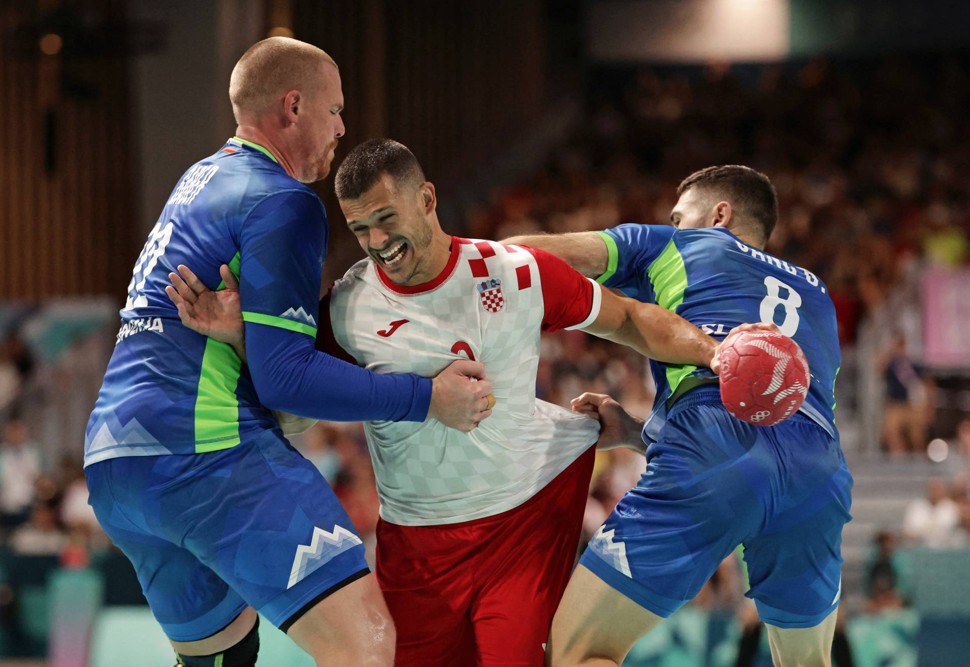 Handball - Men's Preliminary Round Group A - Slovenia vs Croatia