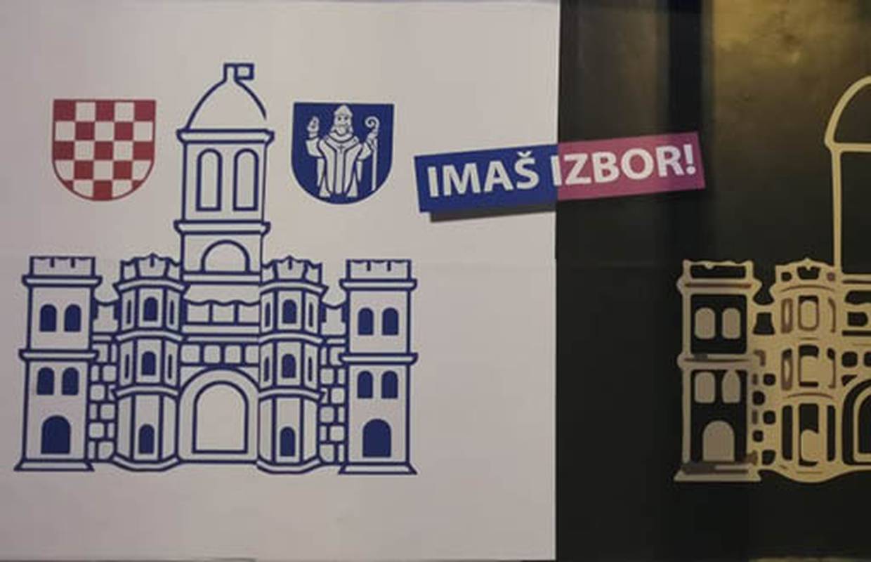 HDZ ima novi plakat u Splitu: 'Zlatni falus' na grbu Grada