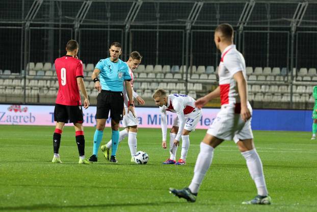 Rijeka: Kvalifikacijska utakmica između Hrvatske i Gruzije U-21 reprezentacije.