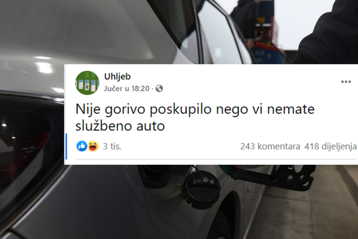 Hit memovi o cijenama goriva: Dragi odvedi me negdje gdje je skupo! Može benzinska postaja?