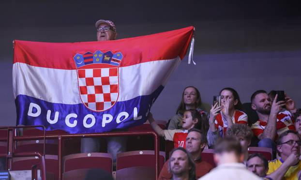 Susret Švedske i Hrvatske u prvom krugu EHF Europskog prvenstva, navijači