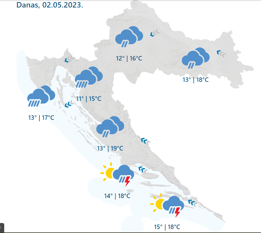 Uživali ste u roštilju, suncu i lijepom vremenu? Gotovo je s tim. Stiže velika promjena