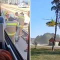 VIDEO Strava u Ivanić Gradu: 'Čovjek je izgubio svijest i pao pod vlak. Došao je i helikopter'
