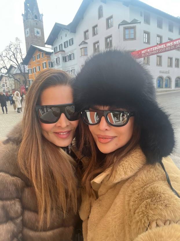 FOTO Skijanje, fina hrana i jako kratka haljinica: Evo kako se Severina provodi u Austriji