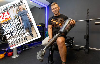 Molio je liječnika da mu odrežu nogu, a sad s protezom trenira, vozi bicikl: 'Nezaustavljiv sam'