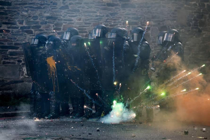 Nationwide protests in France against the cost of living