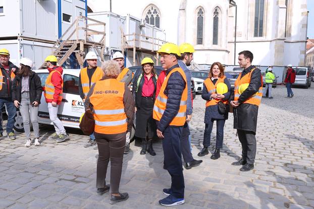 Zagreb: Gordan Jandroković obišao zgradu Hrvatskog sabora koja se obnavlja