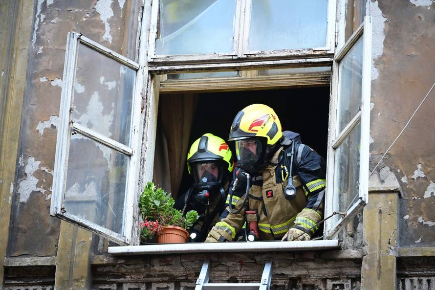 Zagreb: Požar u Mesničkoj ulici