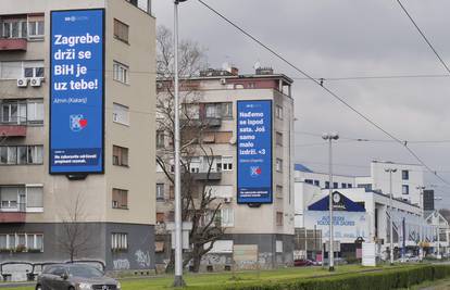 Pošalji poruku i podrži Zagreb, bit će objavljene po gradu