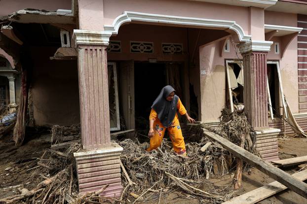 Aftermath of a deadly flash flood in Batang Toru, South Tapanuli