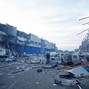 Aftermath of a Russian missile attack in Kyiv