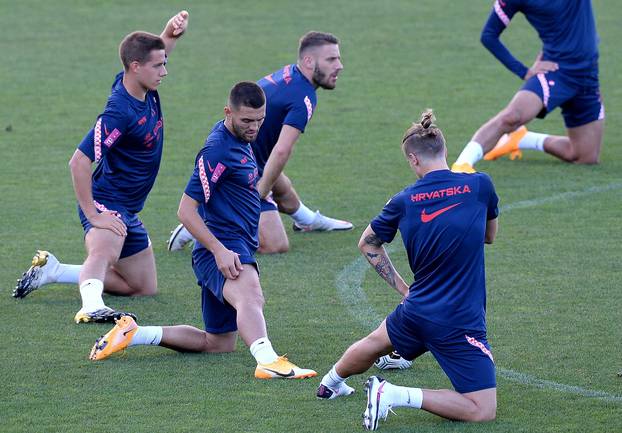 Zagreb: Reprezentativci na treningu uoči susreta u Ligi nacija s Portugalom i Francuskom