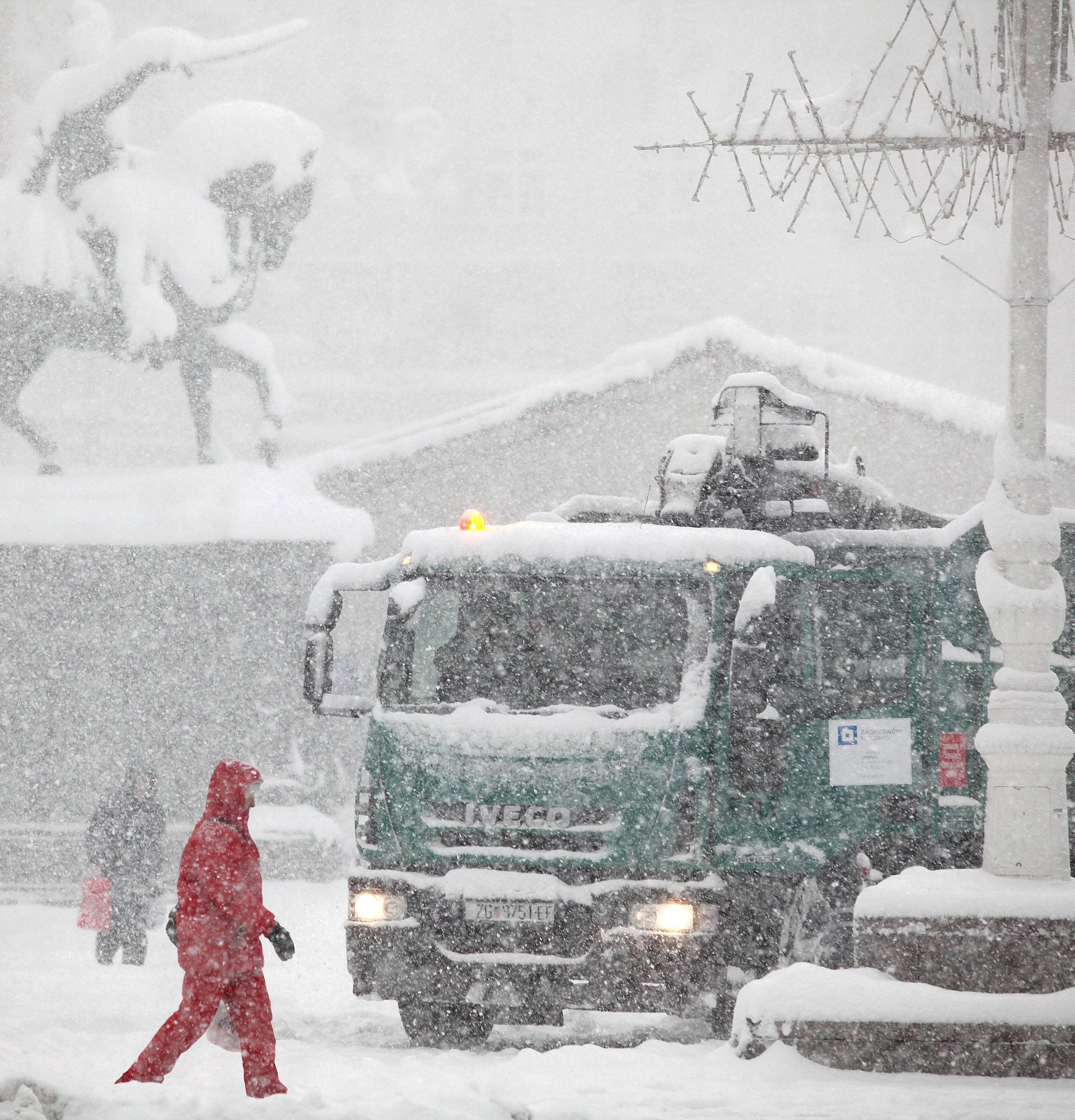 Objavili kad će snijeg, a ovako je Zagreb izgledao 14.1.2013.