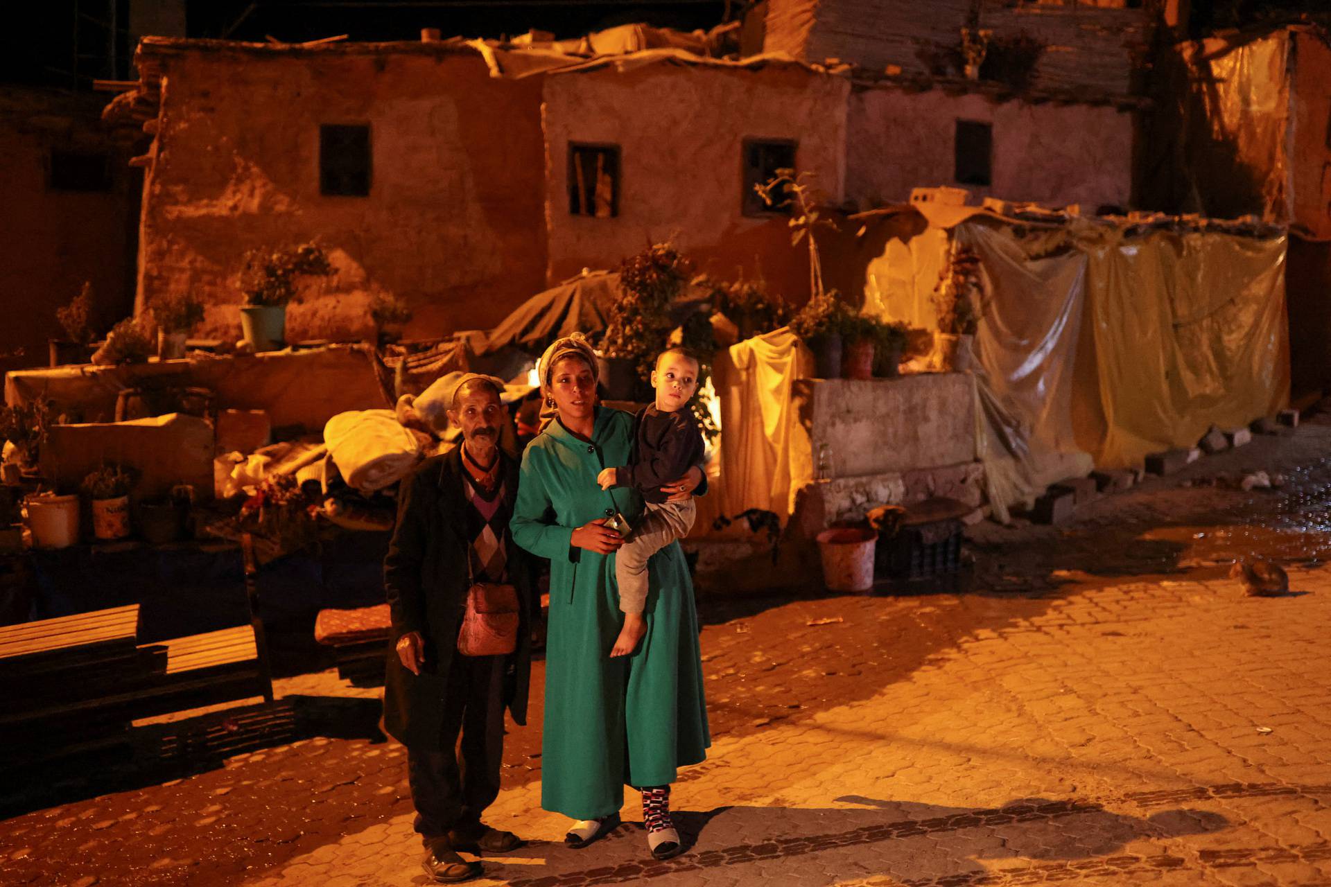 Aftermath of a powerful earthquake in Morocco