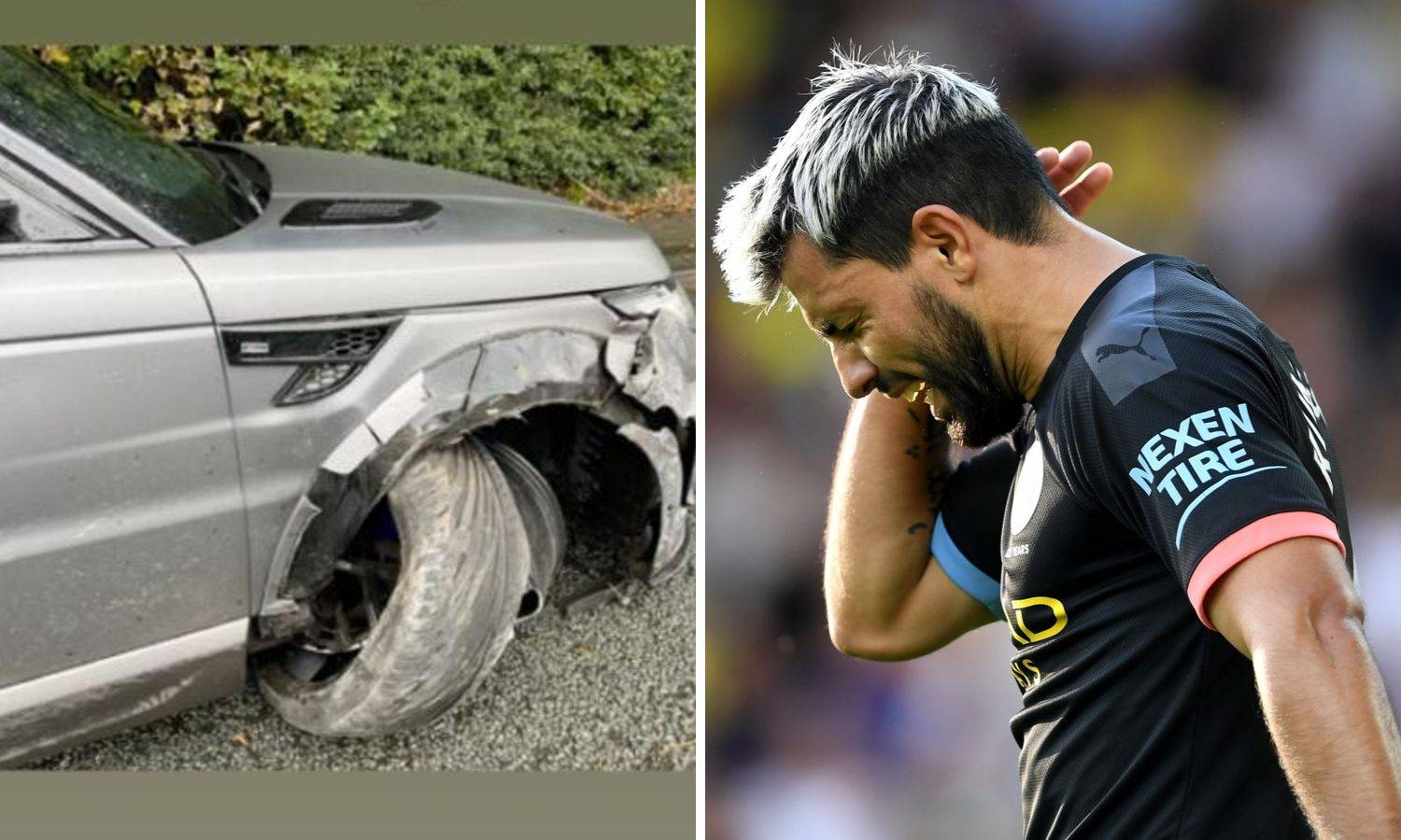 Aguero bacio 174.000 eura u vjetar: Slupao Rover u nesreći