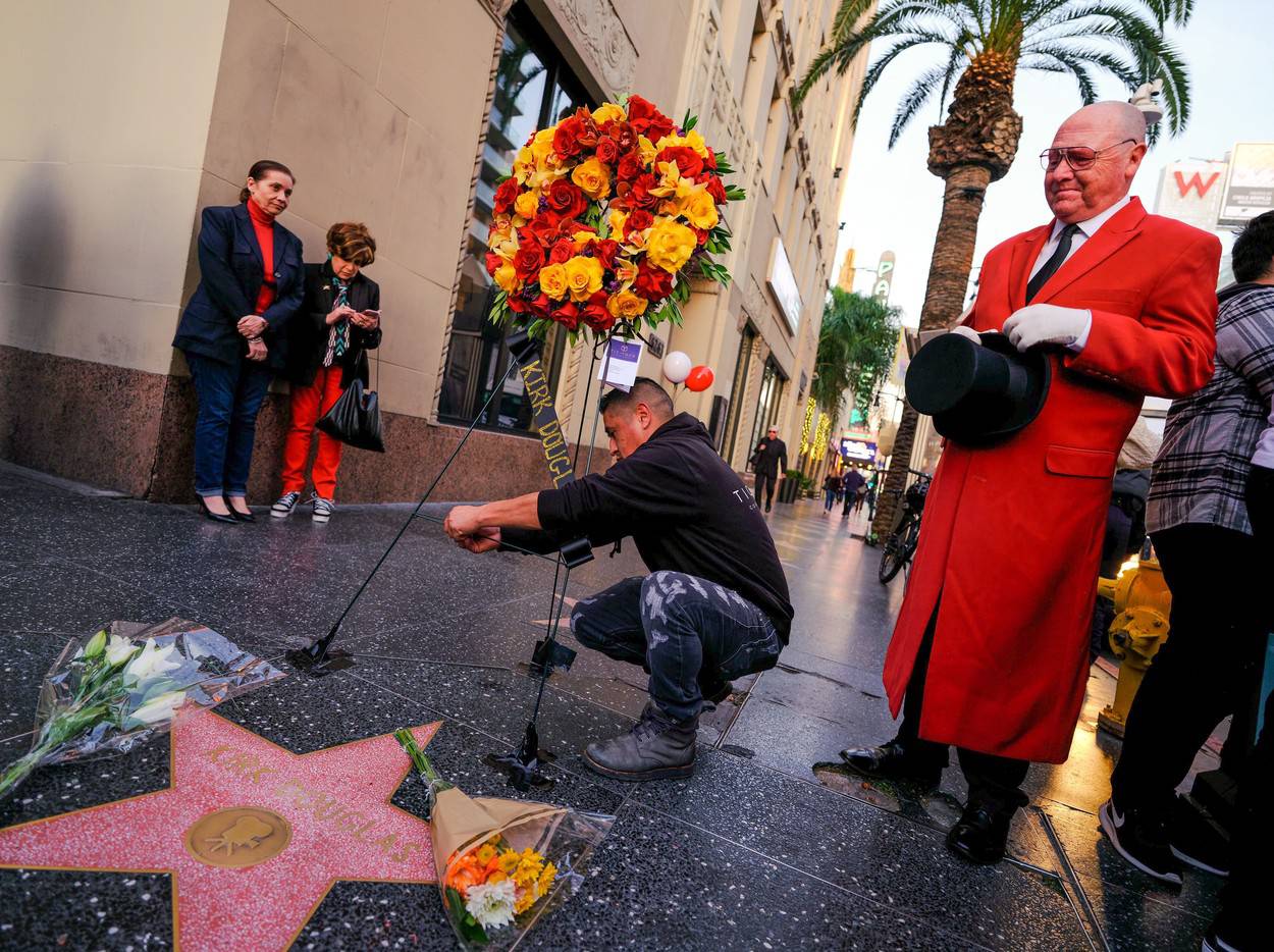 Kirk Douglas Star on the Hollywood Walk of Fame tribute, Los Angeles, USA - 05 Feb 2020