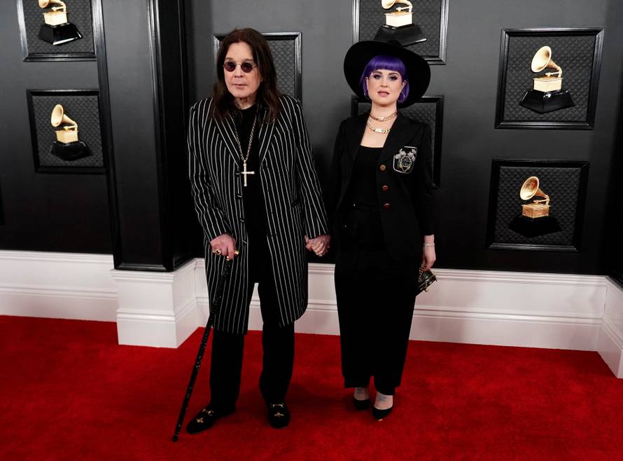 FILE PHOTO: 62nd Grammy Awards – Arrivals – Los Angeles, California, U.S., January 26, 2020 - Ozzy Osbourne and Kelly Osbourne