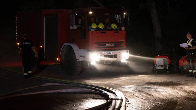 Fire in Berlin Grunewald after explosion