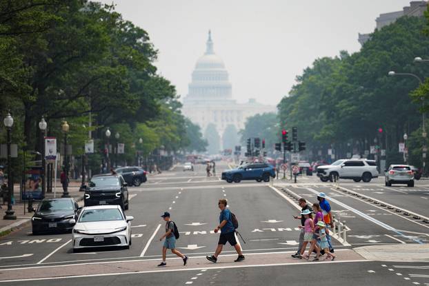 Canadian Wildfire Smoke in Washington DC