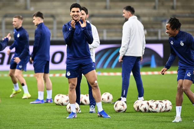 Genk: Nogometaši Dinama odradili trening uoči utakmice protiv Genka