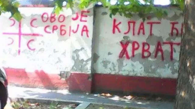 'Ovo je Srbija': Vandali groblje u Osijeku ispisali porukama