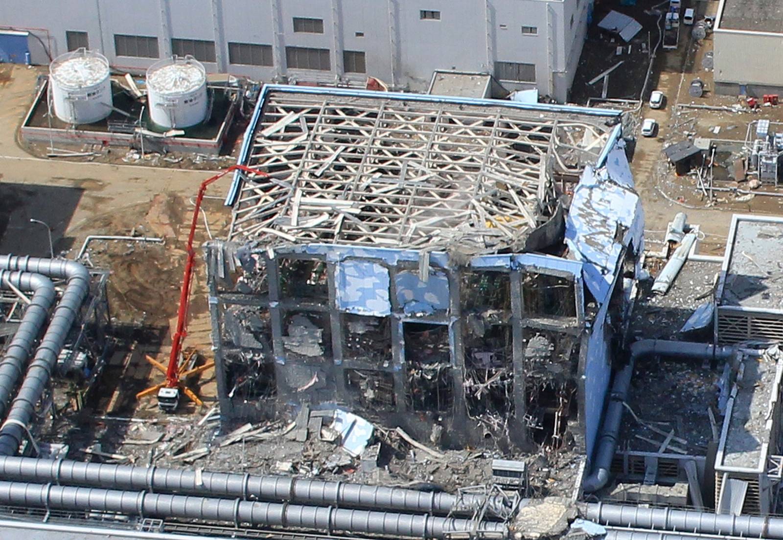 FILE PHOTO: An aerial view of the Fukushima Daiichi Nuclear Power Station is seen in Fukushima Prefecture in this photo taken by Air Photo Service