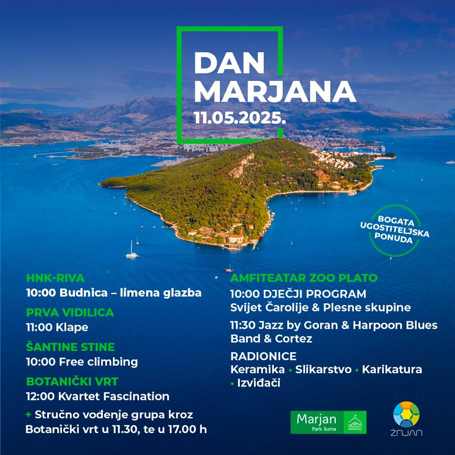 Split slavi Dan Marjana – Bogat program za sve generacije i organiziran prijevoz