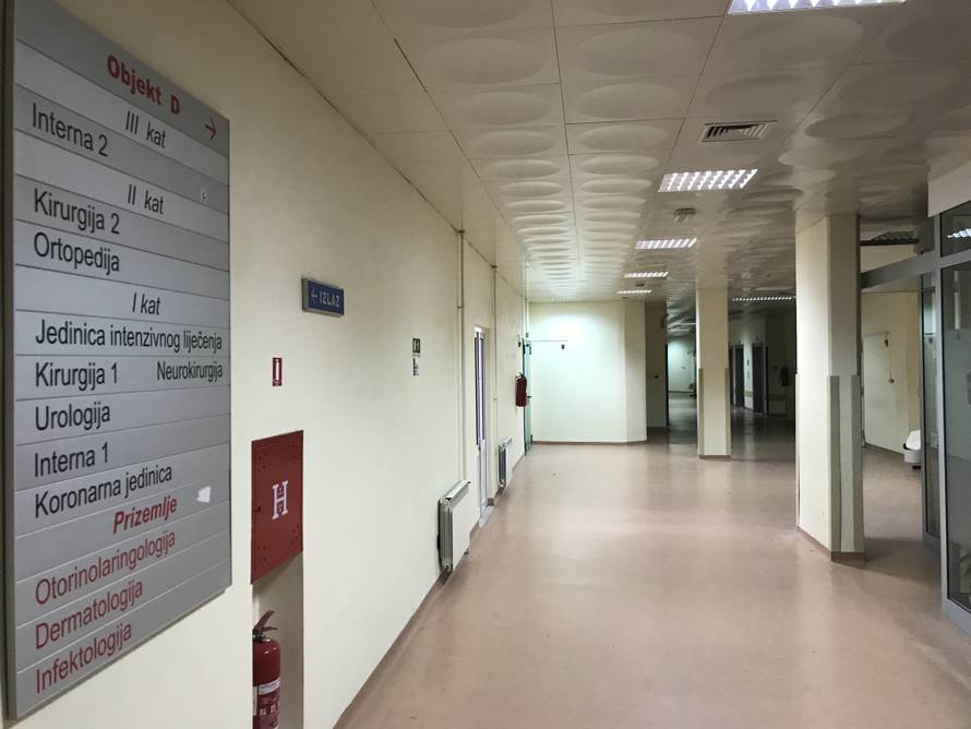 Pustoš u Dubrovniku: Sablasno prazni hodnici u bolnici straha