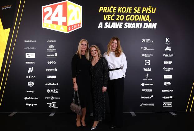 Zagreb: Dolazak uzvanika na proslavu 20. rođendana 24sata