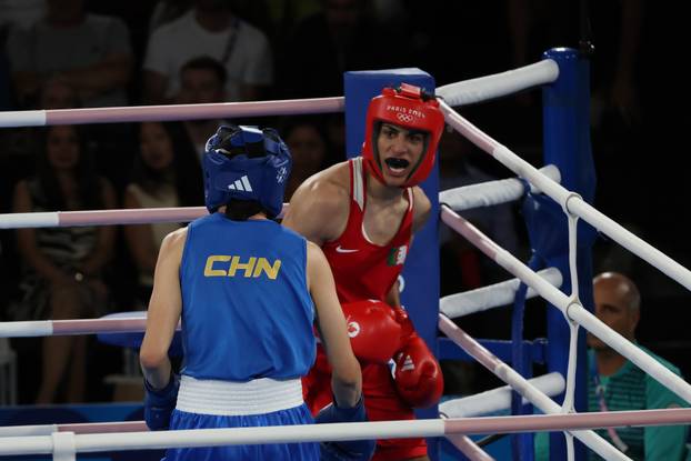 Paris Olympics 2024 Boxing Imane Khelif v Liu Yang