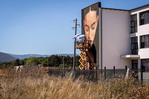 Mural festival, in Kosovo