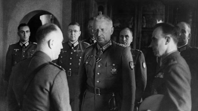 Von Manstein bei Antonescu / Foto 1943