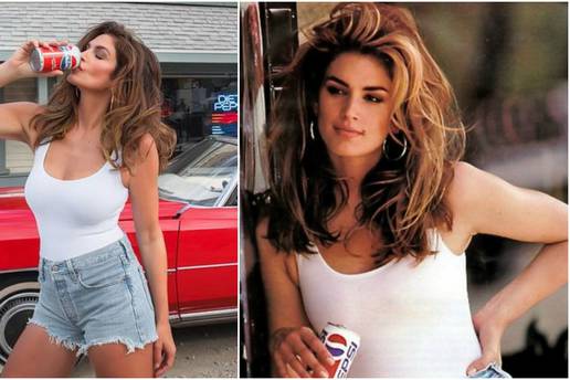 Cindy Crawford pozirala kao u slavnoj reklami iz devedesetih